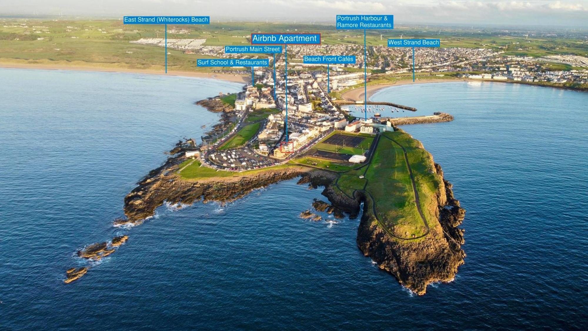 The North Cove, 20M To The Sea, Modern Studio Apartment Portrush Εξωτερικό φωτογραφία